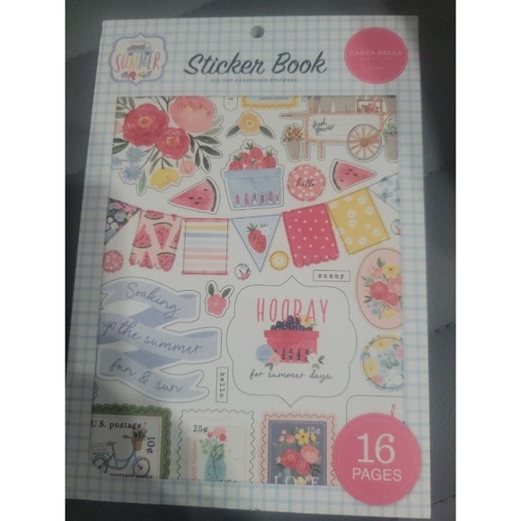 Echo Park Sticker Books "Summer" And "A Slice Of Summer" - Picture 4 of 5